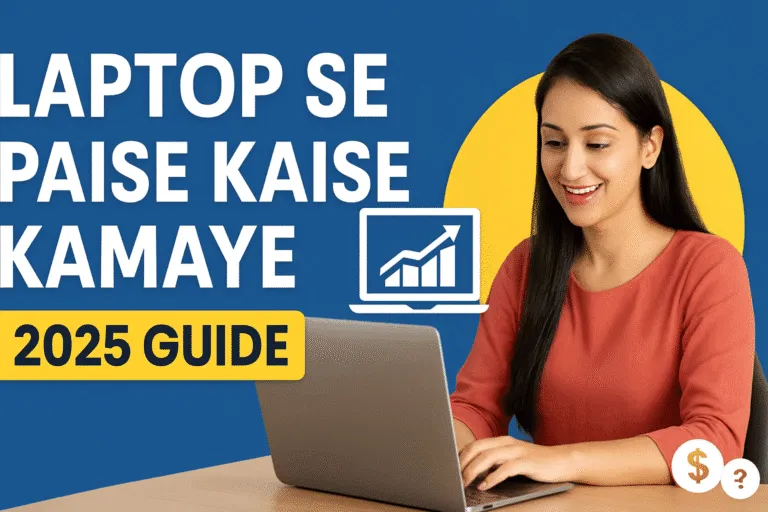 Laptop se paise kaise kamaye