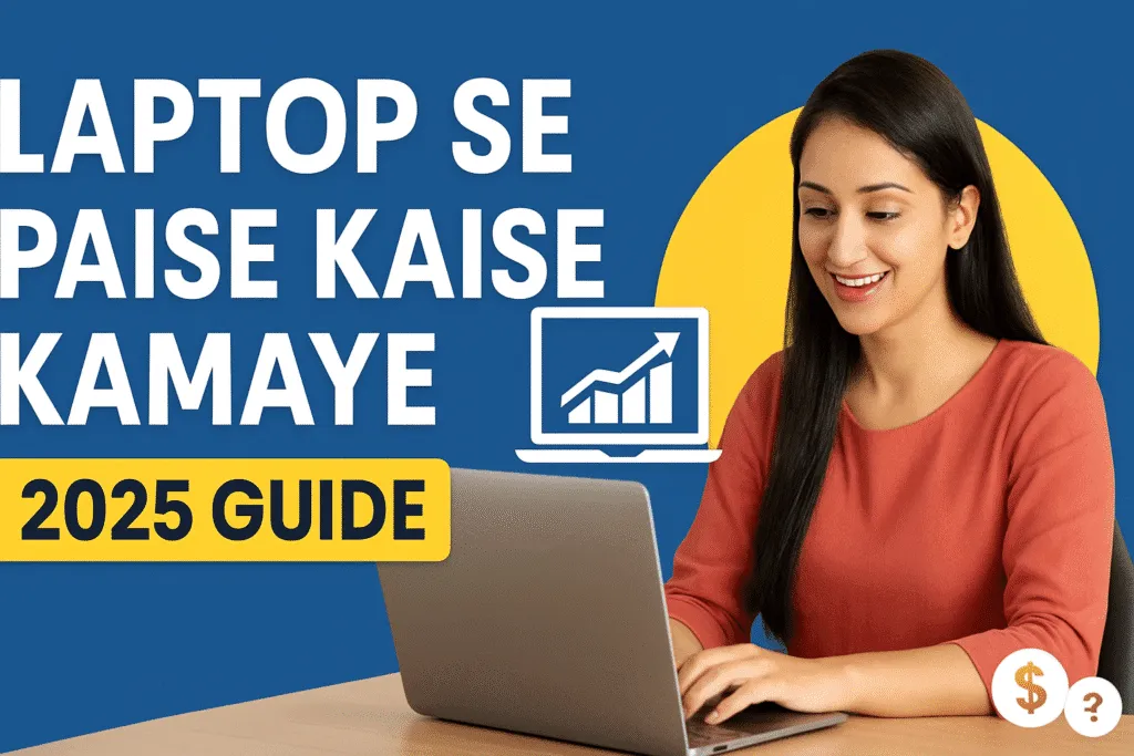 Laptop se paise kaise kamaye
